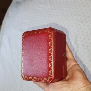 Cartier red jewelry box